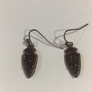 Kendra Scott Chocolate Drusy Earrings